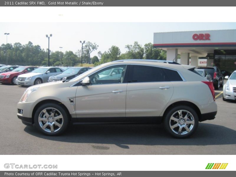 Gold Mist Metallic / Shale/Ebony 2011 Cadillac SRX FWD