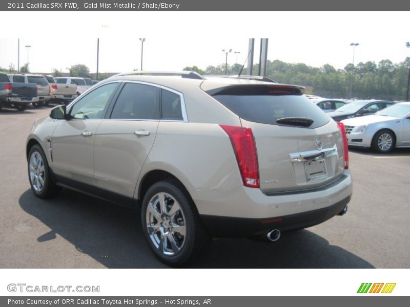 Gold Mist Metallic / Shale/Ebony 2011 Cadillac SRX FWD