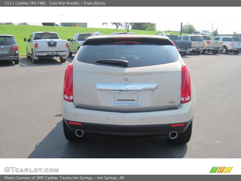 Gold Mist Metallic / Shale/Ebony 2011 Cadillac SRX FWD