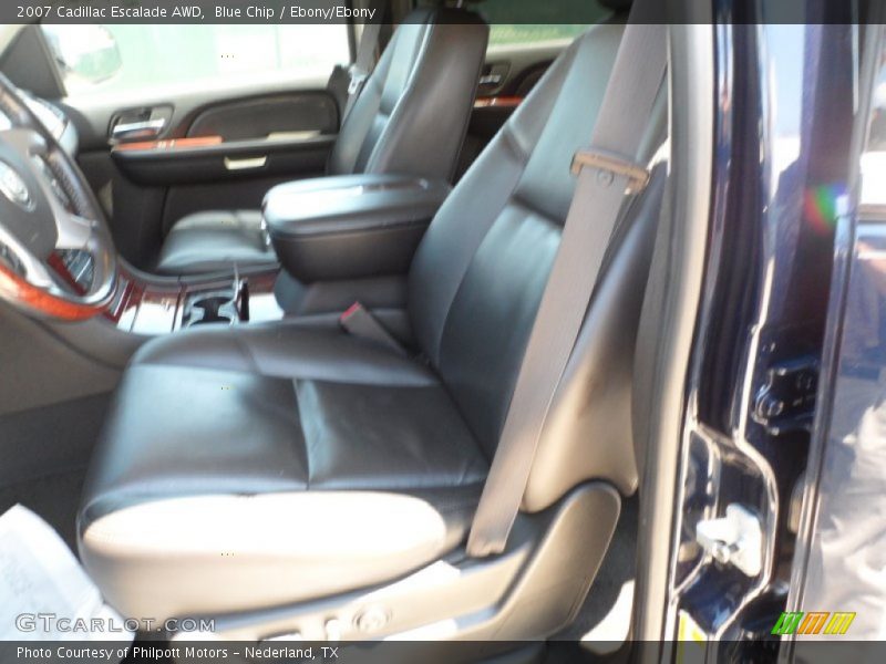 Blue Chip / Ebony/Ebony 2007 Cadillac Escalade AWD
