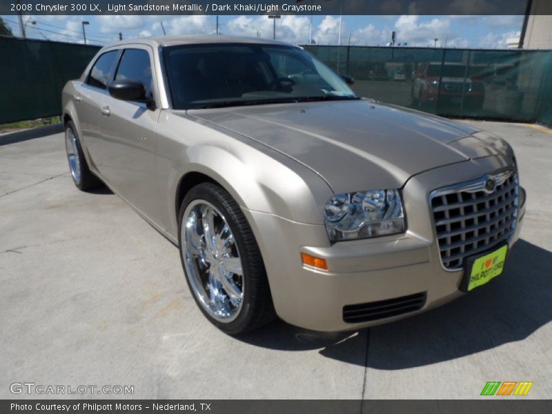 Light Sandstone Metallic / Dark Khaki/Light Graystone 2008 Chrysler 300 LX