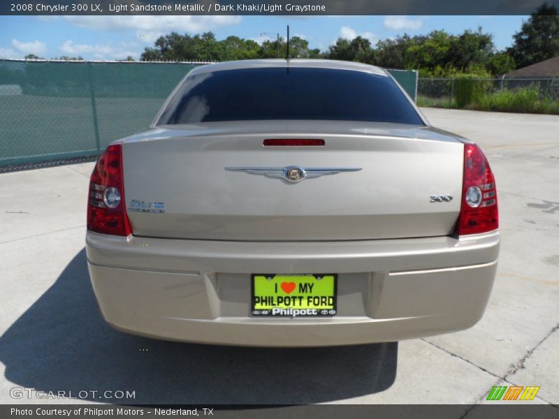 Light Sandstone Metallic / Dark Khaki/Light Graystone 2008 Chrysler 300 LX