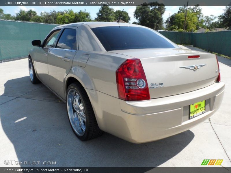 Light Sandstone Metallic / Dark Khaki/Light Graystone 2008 Chrysler 300 LX