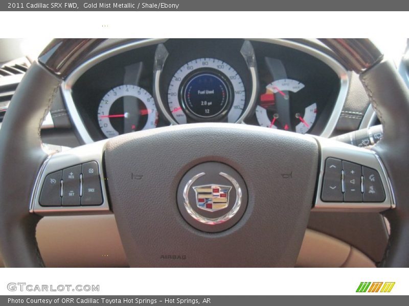 Gold Mist Metallic / Shale/Ebony 2011 Cadillac SRX FWD