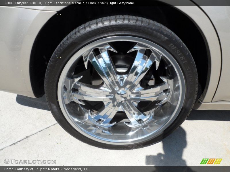 Light Sandstone Metallic / Dark Khaki/Light Graystone 2008 Chrysler 300 LX