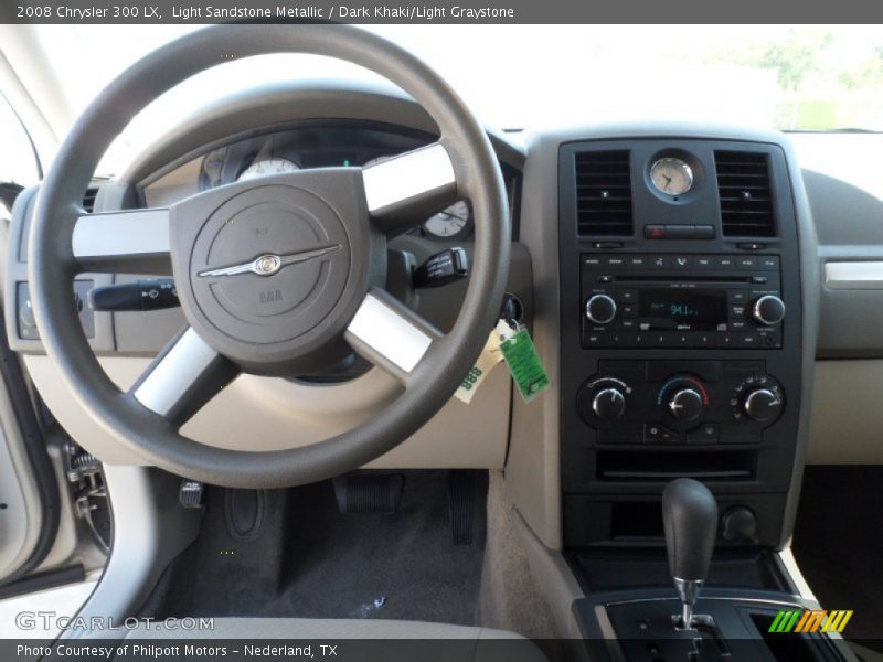 Light Sandstone Metallic / Dark Khaki/Light Graystone 2008 Chrysler 300 LX