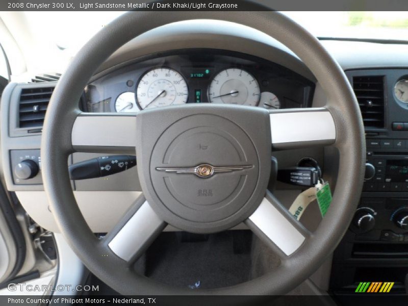 Light Sandstone Metallic / Dark Khaki/Light Graystone 2008 Chrysler 300 LX