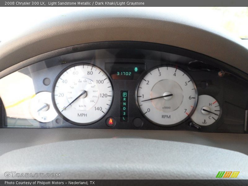 Light Sandstone Metallic / Dark Khaki/Light Graystone 2008 Chrysler 300 LX