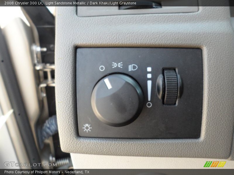 Light Sandstone Metallic / Dark Khaki/Light Graystone 2008 Chrysler 300 LX