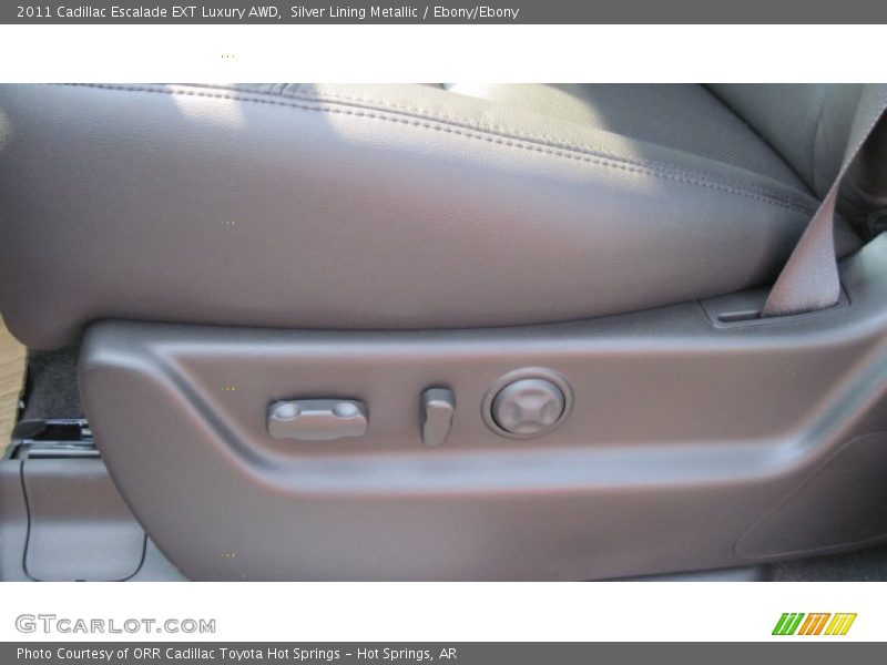 Silver Lining Metallic / Ebony/Ebony 2011 Cadillac Escalade EXT Luxury AWD