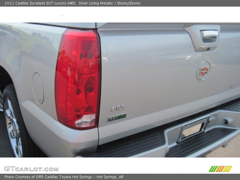 Silver Lining Metallic / Ebony/Ebony 2011 Cadillac Escalade EXT Luxury AWD