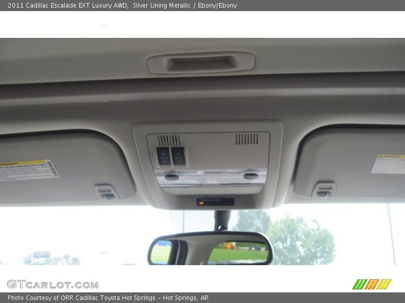 Silver Lining Metallic / Ebony/Ebony 2011 Cadillac Escalade EXT Luxury AWD