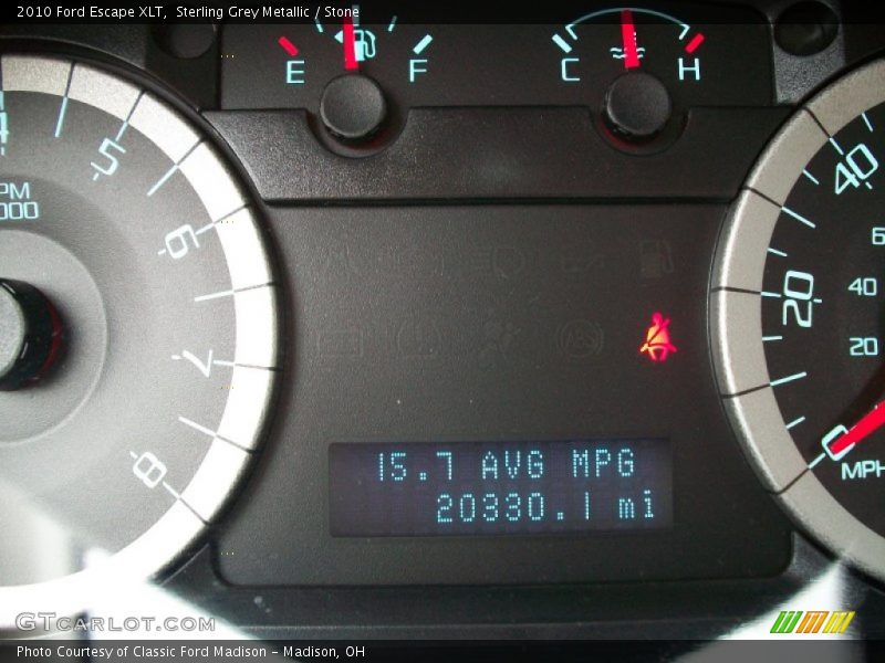 Sterling Grey Metallic / Stone 2010 Ford Escape XLT