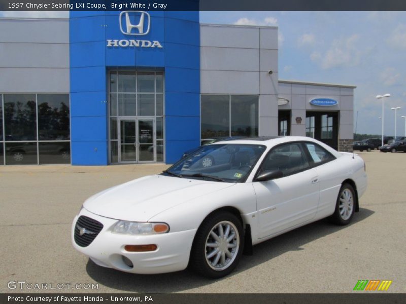 Bright White / Gray 1997 Chrysler Sebring LXi Coupe