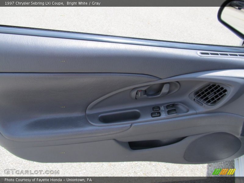 Bright White / Gray 1997 Chrysler Sebring LXi Coupe