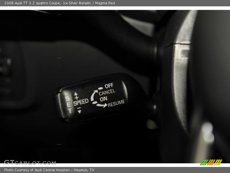 Ice Silver Metallic / Magma Red 2008 Audi TT 3.2 quattro Coupe