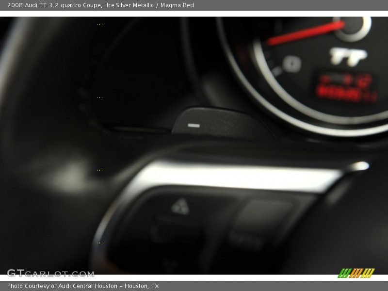 Ice Silver Metallic / Magma Red 2008 Audi TT 3.2 quattro Coupe
