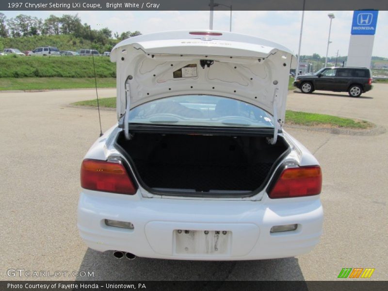 Bright White / Gray 1997 Chrysler Sebring LXi Coupe