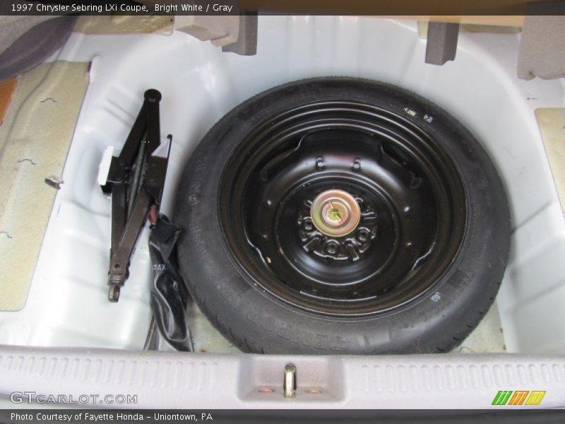 Bright White / Gray 1997 Chrysler Sebring LXi Coupe