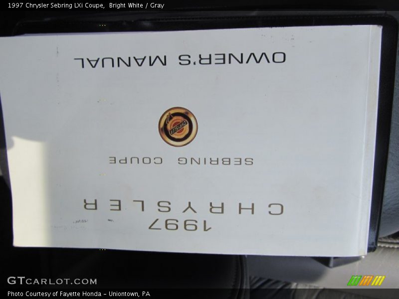 Books/Manuals of 1997 Sebring LXi Coupe