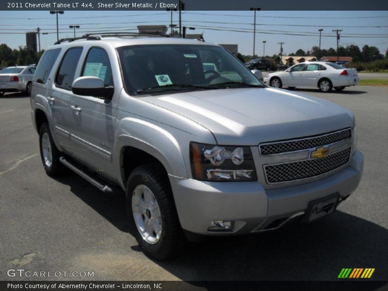 Sheer Silver Metallic / Ebony 2011 Chevrolet Tahoe LT 4x4
