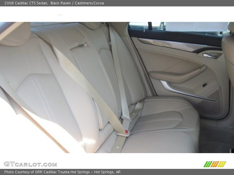 Black Raven / Cashmere/Cocoa 2008 Cadillac CTS Sedan