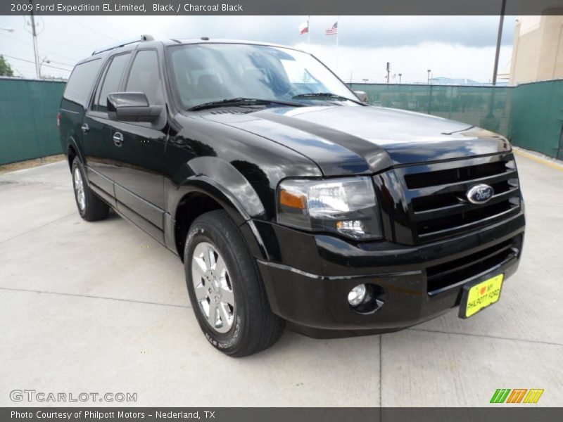 Black / Charcoal Black 2009 Ford Expedition EL Limited