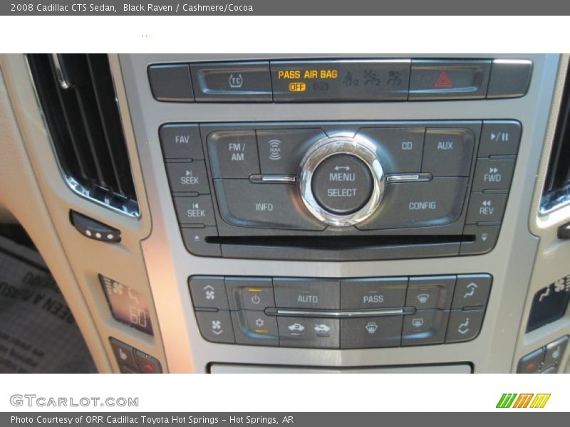 Black Raven / Cashmere/Cocoa 2008 Cadillac CTS Sedan