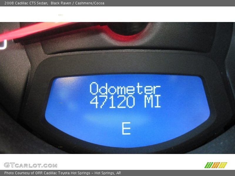 Black Raven / Cashmere/Cocoa 2008 Cadillac CTS Sedan