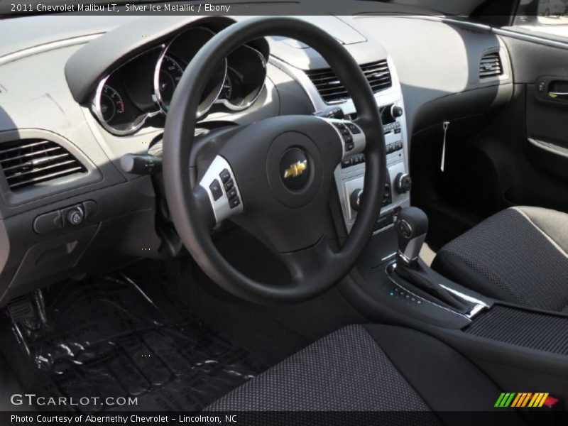 Silver Ice Metallic / Ebony 2011 Chevrolet Malibu LT