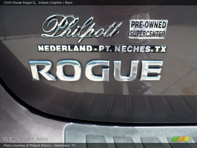 Iridium Graphite / Black 2009 Nissan Rogue SL