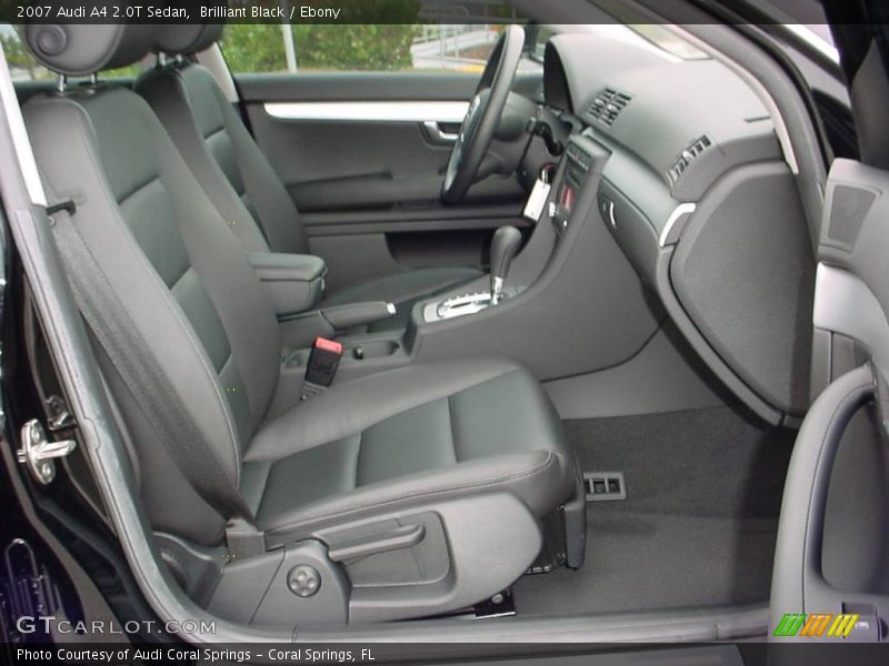 Brilliant Black / Ebony 2007 Audi A4 2.0T Sedan
