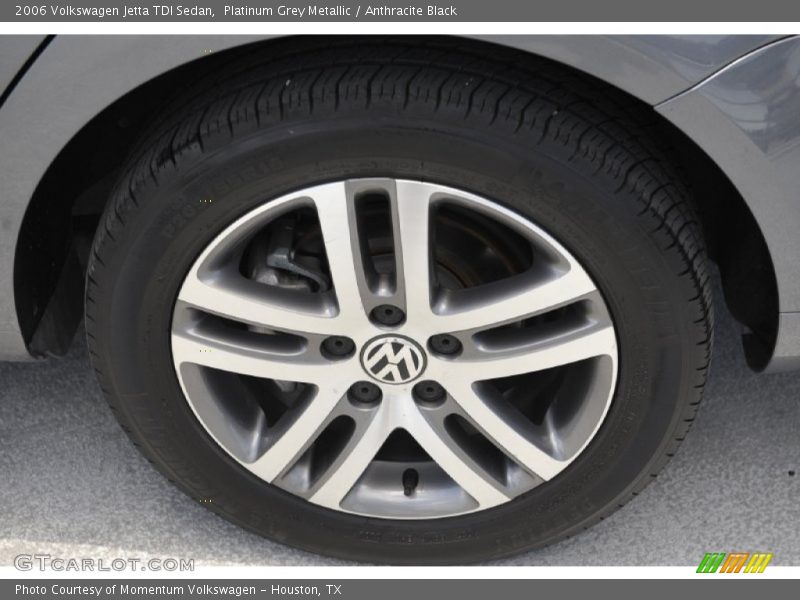 Platinum Grey Metallic / Anthracite Black 2006 Volkswagen Jetta TDI Sedan