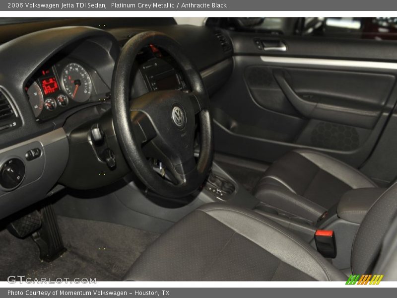 Platinum Grey Metallic / Anthracite Black 2006 Volkswagen Jetta TDI Sedan