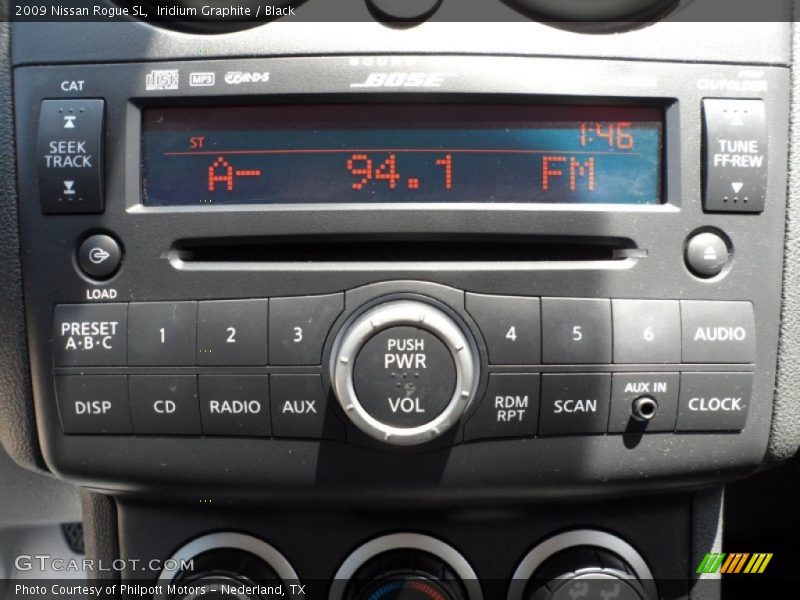 Iridium Graphite / Black 2009 Nissan Rogue SL