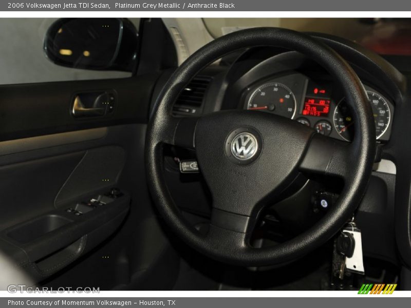 Platinum Grey Metallic / Anthracite Black 2006 Volkswagen Jetta TDI Sedan