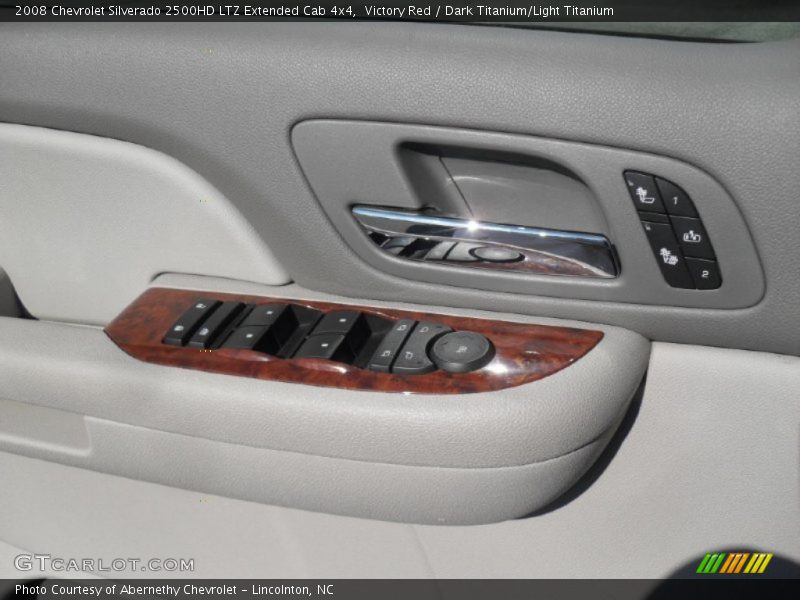 Victory Red / Dark Titanium/Light Titanium 2008 Chevrolet Silverado 2500HD LTZ Extended Cab 4x4