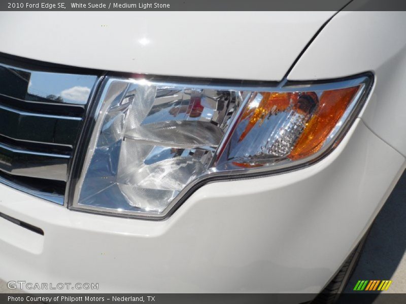 White Suede / Medium Light Stone 2010 Ford Edge SE