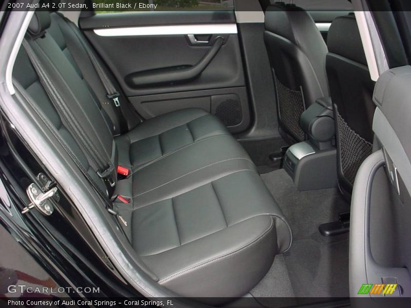 Brilliant Black / Ebony 2007 Audi A4 2.0T Sedan