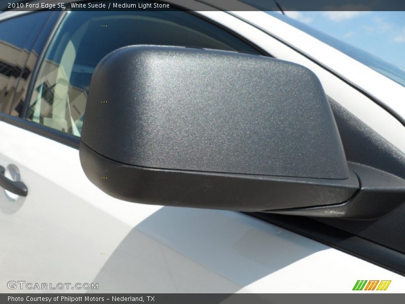 White Suede / Medium Light Stone 2010 Ford Edge SE