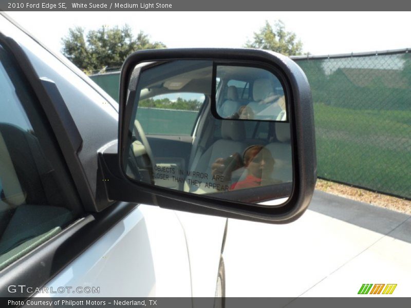 White Suede / Medium Light Stone 2010 Ford Edge SE
