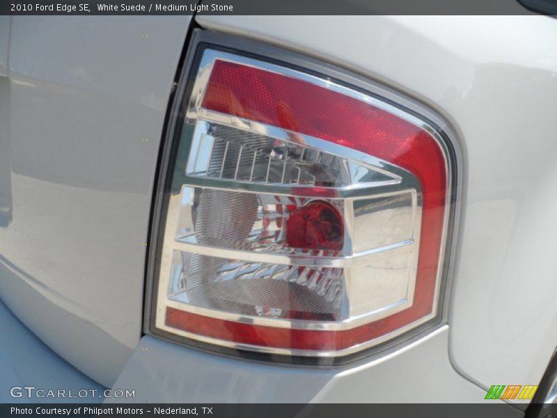 White Suede / Medium Light Stone 2010 Ford Edge SE