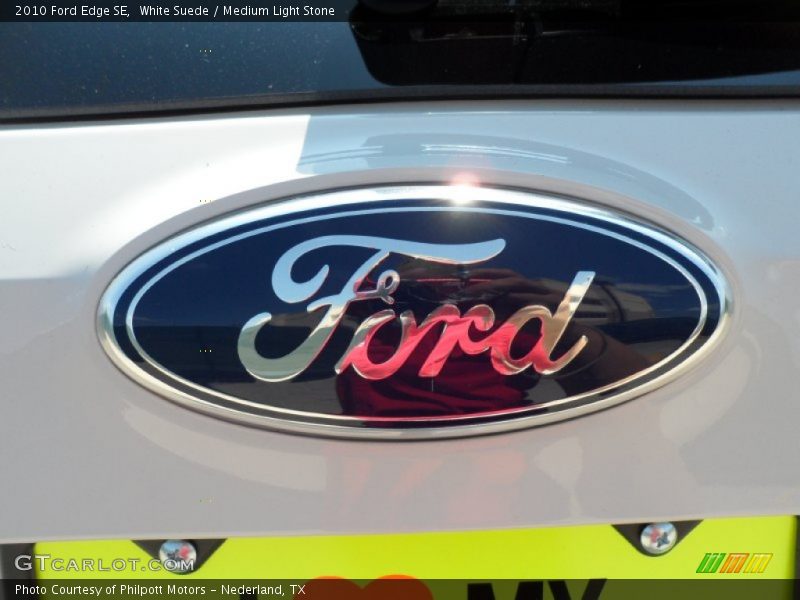 White Suede / Medium Light Stone 2010 Ford Edge SE