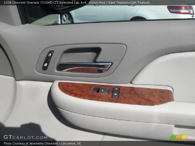 Victory Red / Dark Titanium/Light Titanium 2008 Chevrolet Silverado 2500HD LTZ Extended Cab 4x4
