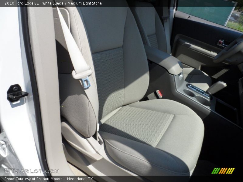 White Suede / Medium Light Stone 2010 Ford Edge SE