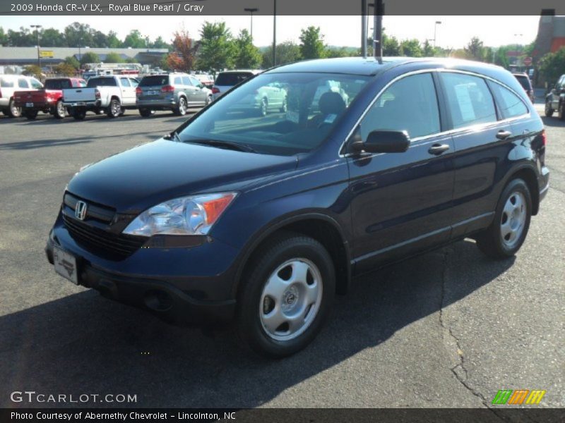 Royal Blue Pearl / Gray 2009 Honda CR-V LX
