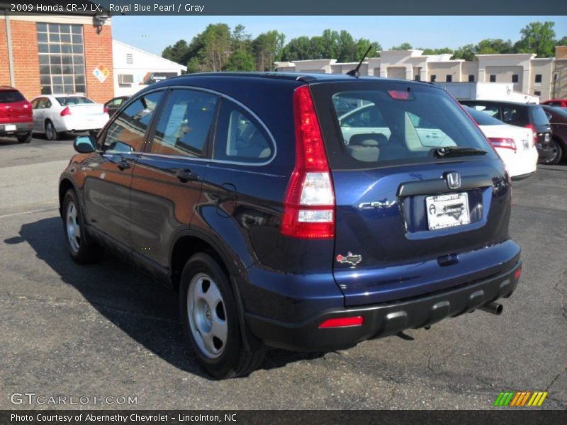 Royal Blue Pearl / Gray 2009 Honda CR-V LX