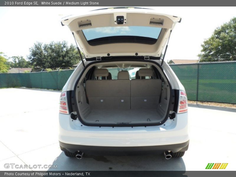 White Suede / Medium Light Stone 2010 Ford Edge SE