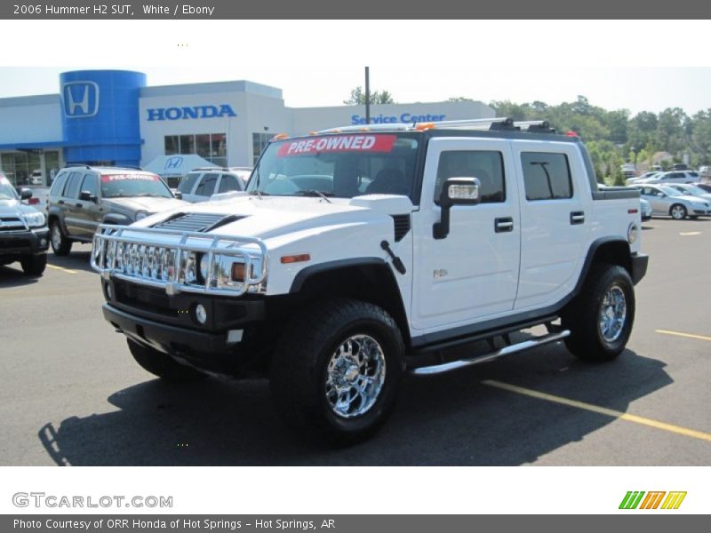 White / Ebony 2006 Hummer H2 SUT