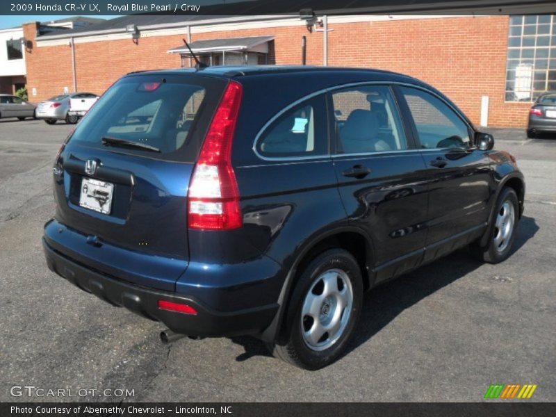 Royal Blue Pearl / Gray 2009 Honda CR-V LX